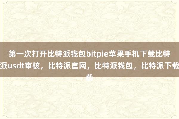 第一次打开比特派钱包bitpie苹果手机下载比特派usdt审核，比特派官网，比特派钱包，比特派下载