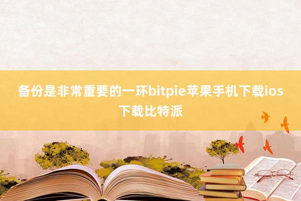 备份是非常重要的一环bitpie苹果手机下载ios下载比特派