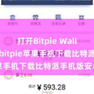 打开Bitpie Wallet应用程序bitpie苹果手机下载比特派手机版安卓