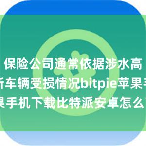 保险公司通常依据涉水高度来判断车辆受损情况bitpie苹果手机下载比特派安卓怎么下载安装