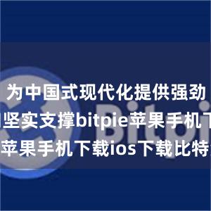 为中国式现代化提供强劲动力和坚实支撑bitpie苹果手机下载ios下载比特派