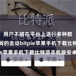 用户不错在平台上进行多种数字货币之间的走动bitpie苹果手机下载比特派手机版安卓